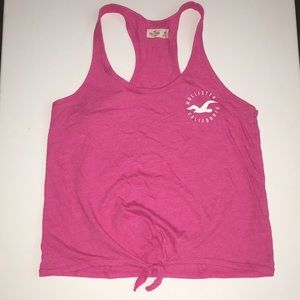 Pink Hollister tank top